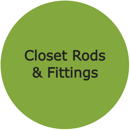 Closet Rods & Fittings