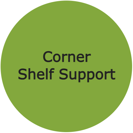 Corner Shelf Support