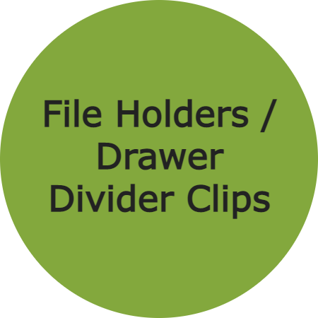 File Holders / Drawer Divider Clips