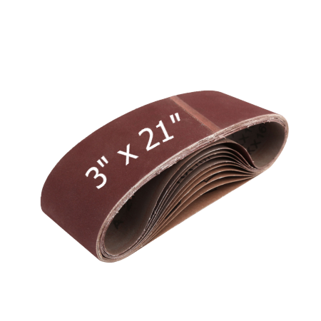 Portable Sanding Belt - 3"x 21", Cloth